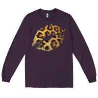 Plum Leopard Lips Long Sleeve Tee - Bettercallsaul