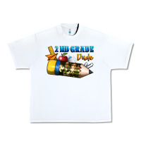 White 2 nd grade dude Urban Heavy Tee - BundleAndBundleShop