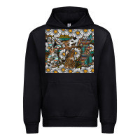 Black easter Urban Hoodie - CowhideDigitalArt