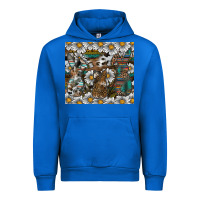 Cobalt easter Urban Hoodie - CowhideDigitalArt