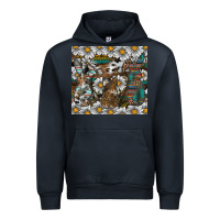 Navy easter Urban Hoodie - CowhideDigitalArt
