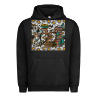 Pigment Black easter Urban Hoodie - CowhideDigitalArt