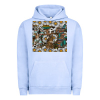 Pigment Grape Ice easter Urban Hoodie - CowhideDigitalArt