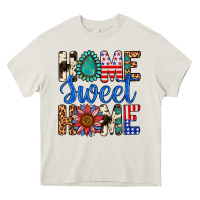 Cream Home Sweet Home Heavy Core Tee - LillyAllenDesigns