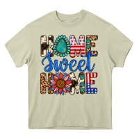 Mossy Home Sweet Home Heavy Core Tee - LillyAllenDesigns
