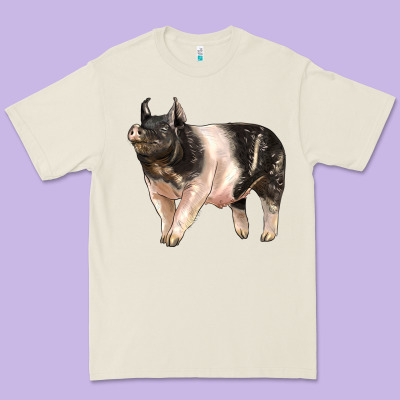 Hampshire Pig Premium Tee Designed By Lillyallendesigns