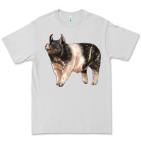 Dove Grey hampshire pig Premium Tee - LillyAllenDesigns