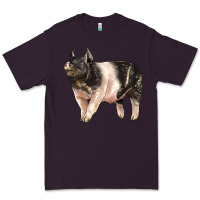 Plum hampshire pig Premium Tee - LillyAllenDesigns
