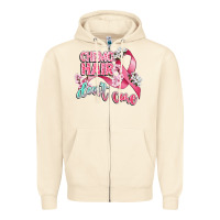 Sandshell chemo hair dont care Zipper Hoodie - CowGirlArtShop