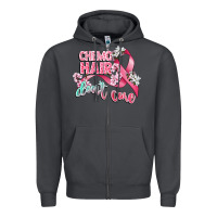 Smoke chemo hair dont care Zipper Hoodie - CowGirlArtShop