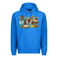 True Royal horses coffee cups Premium Hoodie - OliviaCreatesArt
