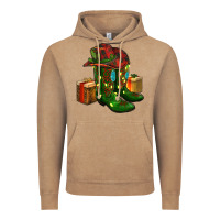 Vintage Coffee cowboy hat with boots christmas Vintage Hoodie - RanaPortraitStore