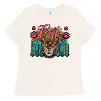 Bone Western Cat Mom Ladies Tee - LillyAllenDesigns