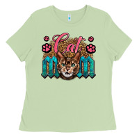 Matcha Western Cat Mom Ladies Tee - LillyAllenDesigns