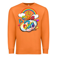 Carrot its okay to say gay pride Premium Sweatshirt - FaDigitalArtStudio