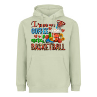 Matcha I Run On Coffee And Basketball Frappe Heavyweight Hoodie - FaDigitalArtStudio