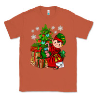 Copper Santa's Elf Christmas Classic Tee - BundleAndBundleShop