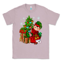 Lilac Santa's Elf Christmas Classic Tee - BundleAndBundleShop