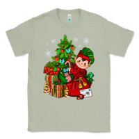 Matcha Santa's Elf Christmas Classic Tee - BundleAndBundleShop