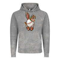 Cloud Rock Baseball Easter Bunny Vintage Hoodie - BundleAndBundleShop
