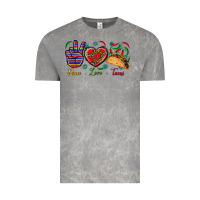 Cloud Rock Peace Love Tacos Vintage Tee - BundleAndBundleShop