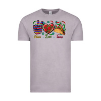 Vintage Zinc Peace Love Tacos Vintage Tee - BundleAndBundleShop