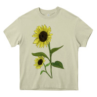 Buttercream Sunflower Heavy Core Tee | Teevron