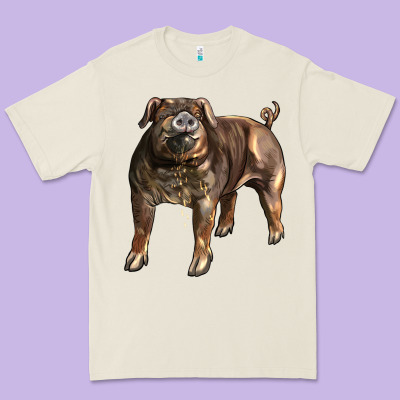 Duroc Pig Premium Tee Designed By Lillyallendesigns