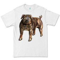 White Duroc Pig Premium Tee - LillyAllenDesigns