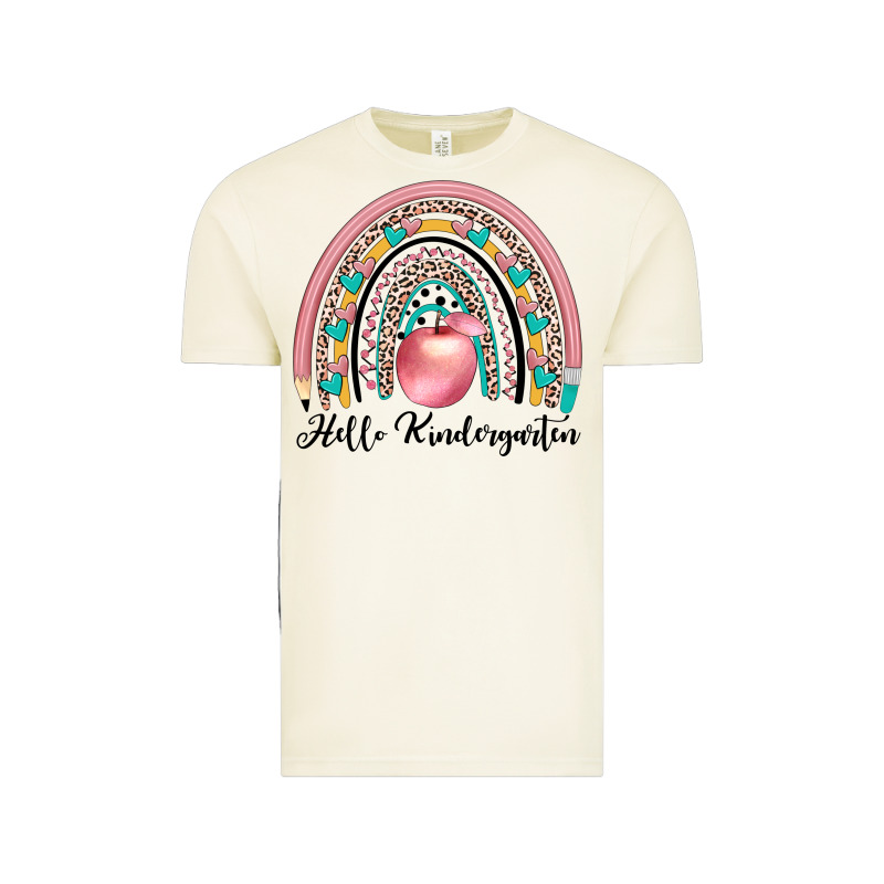 Hello Kindergarten Vintage Tee by JahusDesignShop | Teevron
