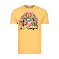 Vintage Mustard hello kindergarten Vintage Tee - JahusDesignShop