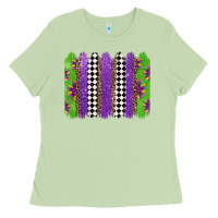 Matcha mardi gras brushstrokes Ladies Tee - Jasminsmagicworld