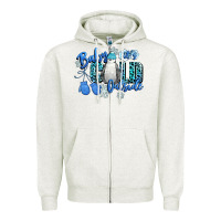Oatmeal Heather baby its cold outside Zipper Hoodie - CowGirlArtShop
