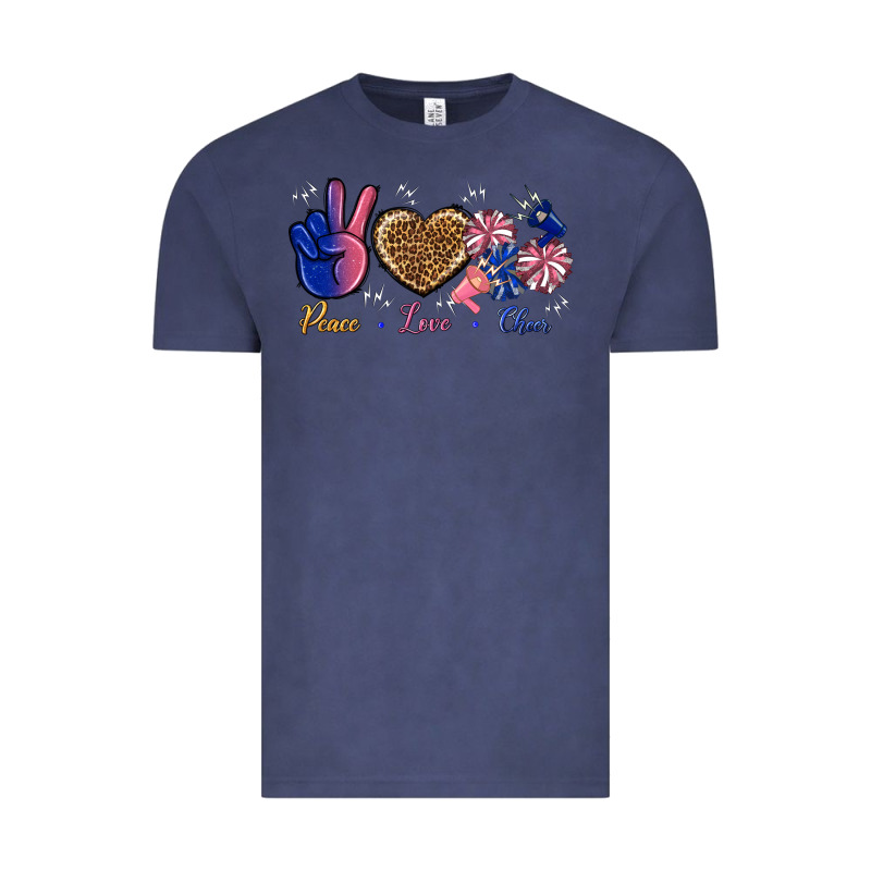 Peace Love Cheer Vintage Tee by BundleAndBundleShop | Teevron