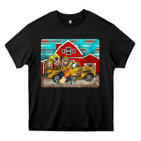 Black western truck farm animals mousepad Heavy Core Tee - BarkalooDesign