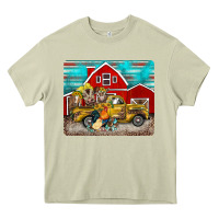 Mossy western truck farm animals mousepad Heavy Core Tee - BarkalooDesign