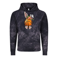 Cloud Black Basketball Easter Bunny Vintage Hoodie - BundleAndBundleShop