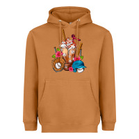 Meerkat Baseball Frappe Heavyweight Hoodie - FaDigitalArtStudio