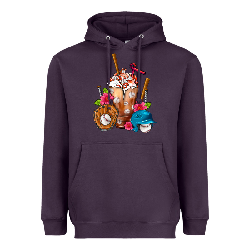 Baseball Frappe Heavyweight Hoodie by FaDigitalArtStudio | Teevron