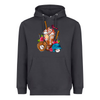 Smoke Baseball Frappe Heavyweight Hoodie - FaDigitalArtStudio
