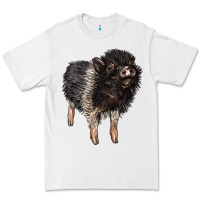 White Baby Hampshire Pig Premium Tee - LillyAllenDesigns