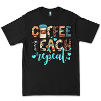 Black coffee teach repeat Premium Tee - JahusDesignShop