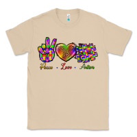 Peace Love Autism Classic Tee | Teevron