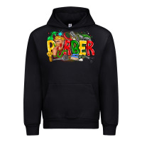 Black barber Urban Hoodie - CowhideDigitalArt