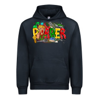 Navy barber Urban Hoodie - CowhideDigitalArt