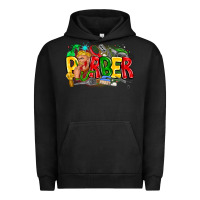 Pigment Black barber Urban Hoodie - CowhideDigitalArt