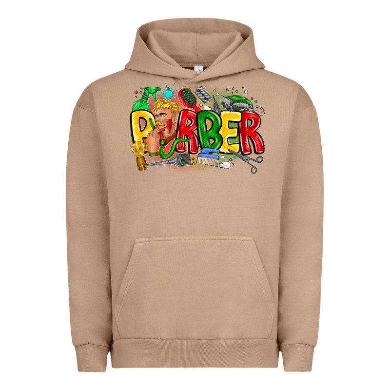 Barber Urban Hoodie by CowhideDigitalArt | Teevron