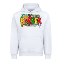 White barber Urban Hoodie - CowhideDigitalArt