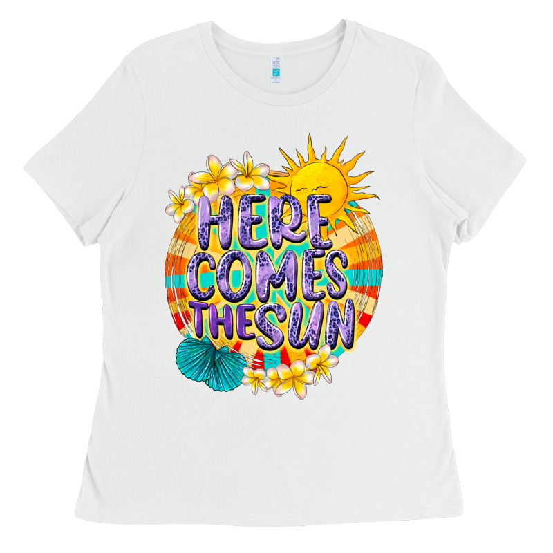 Here Comes The Sun Ladies Tee by NancyCooperArtShop | Teevron