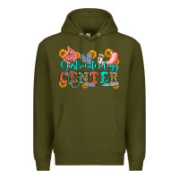 Army Green gastroenterology center olivia Premium Hoodie - OliviaCreatesArt
